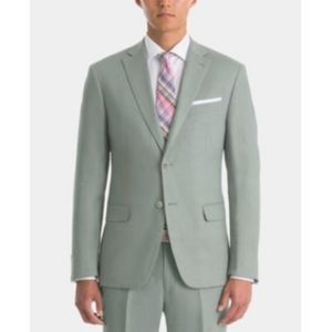 Lauren Ralph Lauren Men's Sage Linen Suit Separate Coat, 40 Short